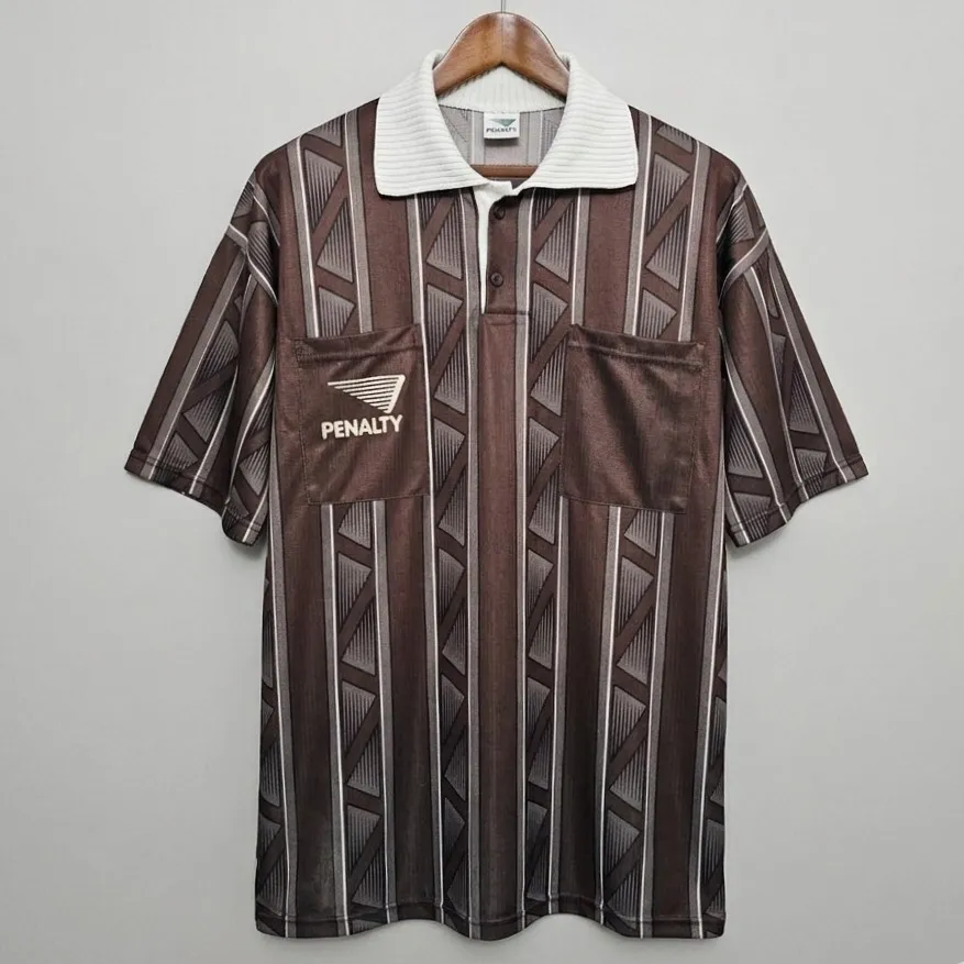 Camisa Futebol Árbitro Vintage Anos 90 G - Penalty