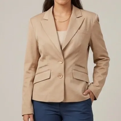Blazer Alfaiataria Bege G For Why