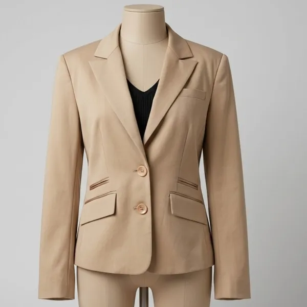 Blazer Alfaiataria Bege G For Why