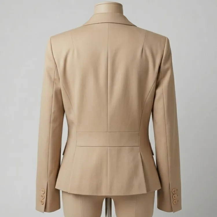 Blazer Alfaiataria Bege G For Why