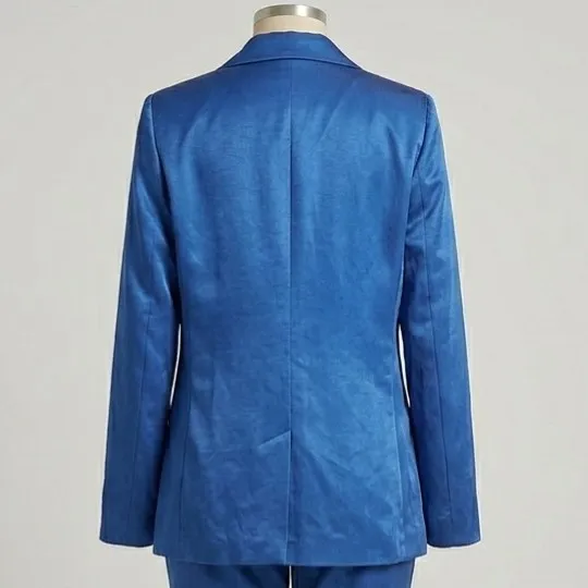 Blazer Feminino Alfaiataria Azul M/G Zara