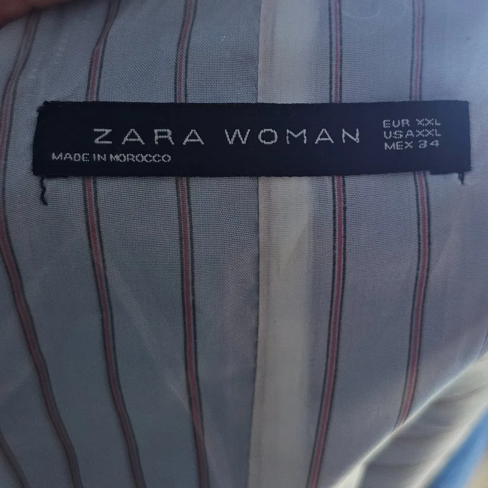Blazer Feminino Alfaiataria Azul M/G Zara