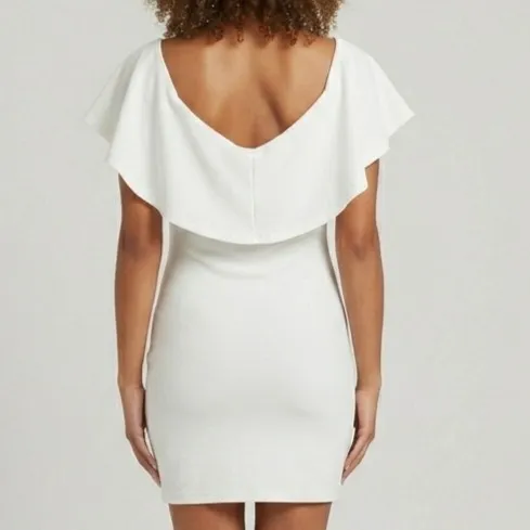 Vestido Ciganinha Bordado Branco M Bellina & Co