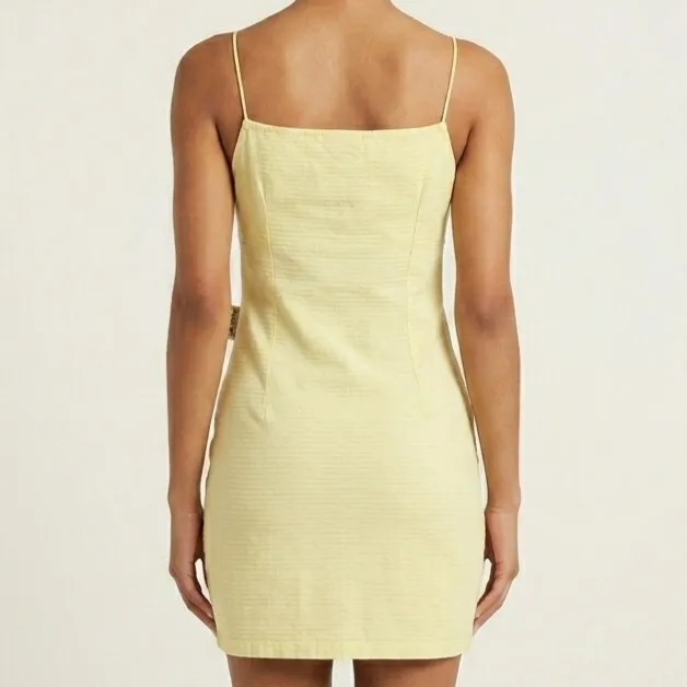 Vestido Surf Y2k Amarelo M OBG Girls