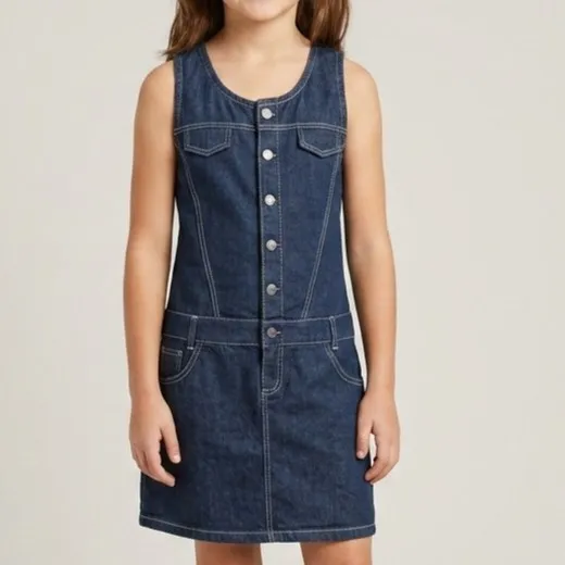 Vestido Jeans Y2k Infantil 8 Anos Turma da Vivi