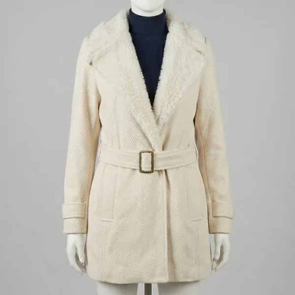 Casaco Feminino Alongado Off White M/G Provigor Lady