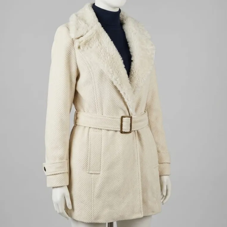 Casaco Feminino Alongado Off White M/G Provigor Lady