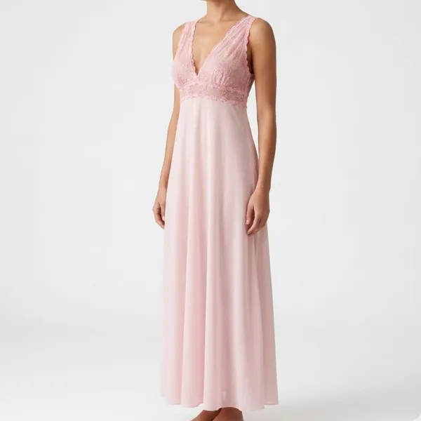 Camisola Rosa Renda Vintage CGC 42 Demillus
