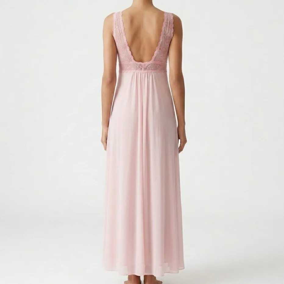 Camisola Rosa Renda Vintage CGC 42 Demillus