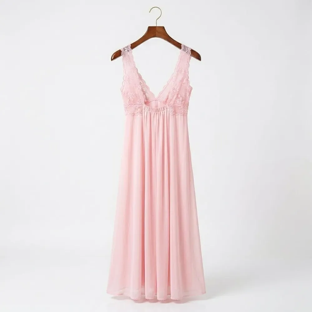 Camisola Rosa Renda Vintage CGC 42 Demillus