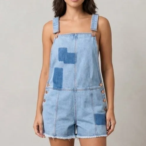 Jardineira Macaquinho Jeans Feminino 42 Glam Jeans