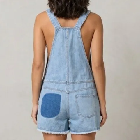 Jardineira Macaquinho Jeans Feminino 42 Glam Jeans