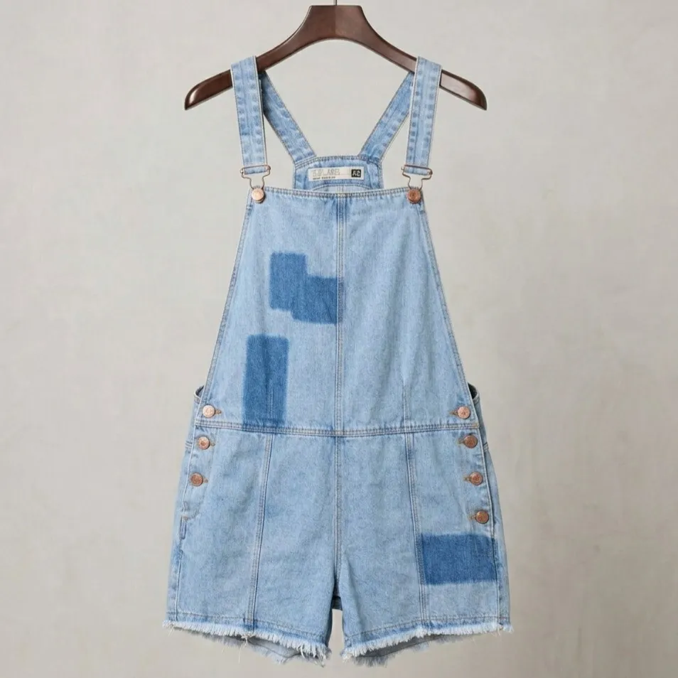 Jardineira Macaquinho Jeans Feminino 42 Glam Jeans