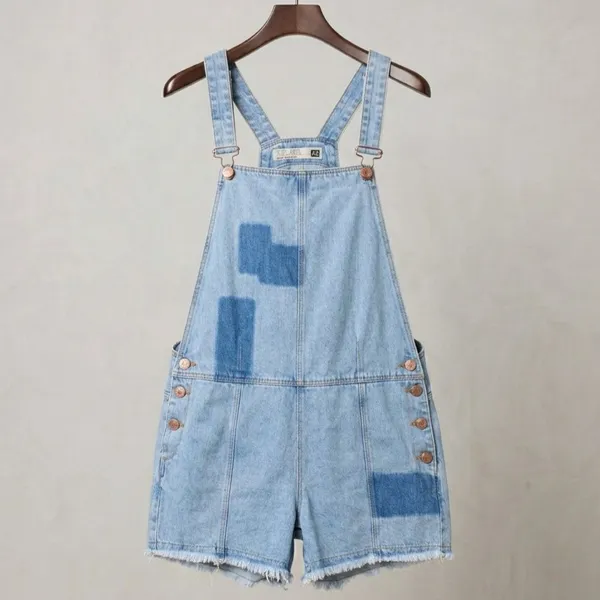 Jardineira Macaquinho Jeans Feminino 42 Glam Jeans