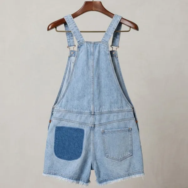 Jardineira Macaquinho Jeans Feminino 42 Glam Jeans