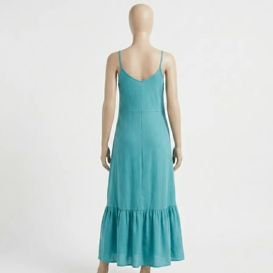 Vestido Longo Turquesa PP Amaro