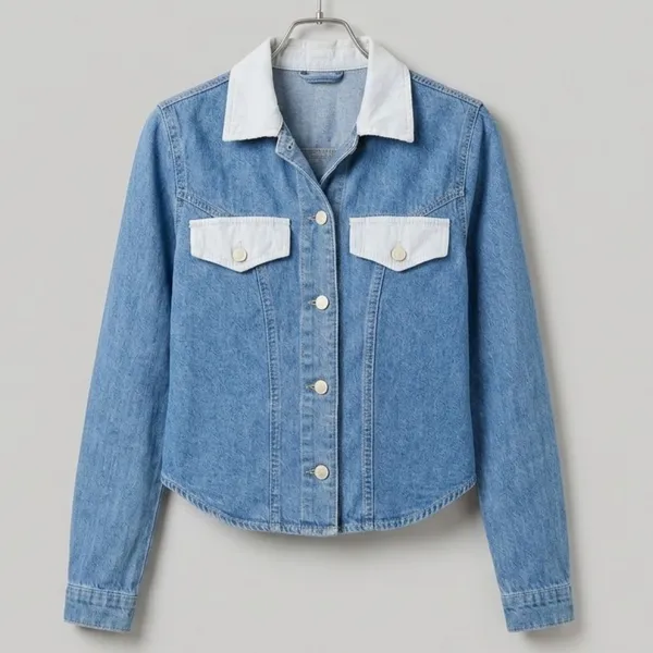Camisa Jaqueta Jeans Vintage CGC P Tactus