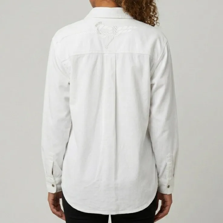 Camisa Branca Bordada Edição Limitada M Stroke