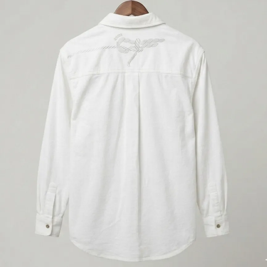 Camisa Branca Bordada Edição Limitada M Stroke