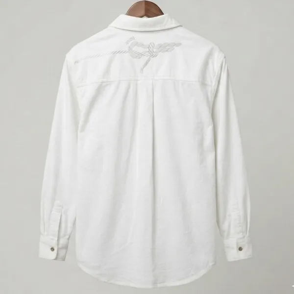 Camisa Branca Bordada Edição Limitada M Stroke