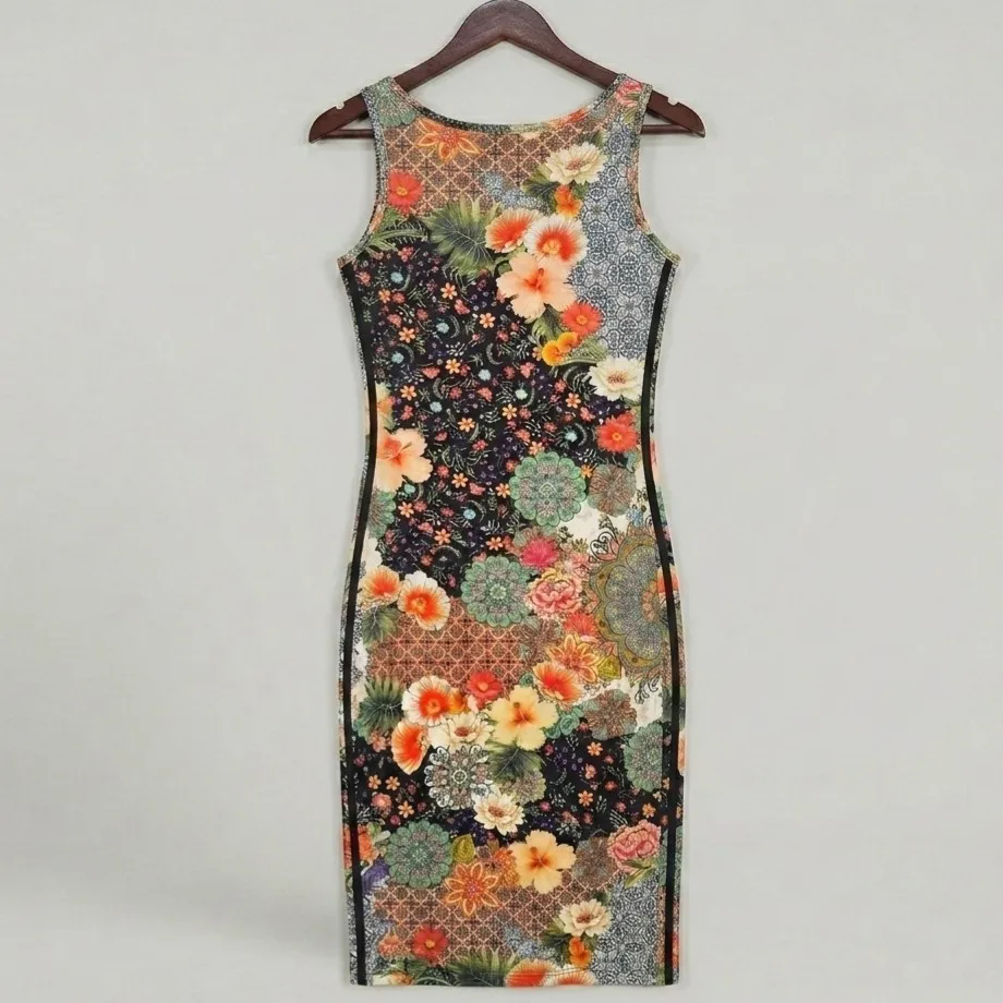 Vestido Midi Floral Adidas Farm PP