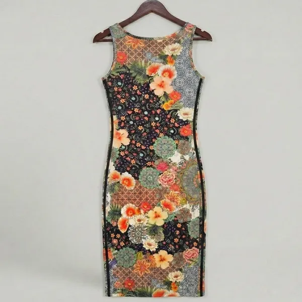 Vestido Midi Floral Adidas Farm PP