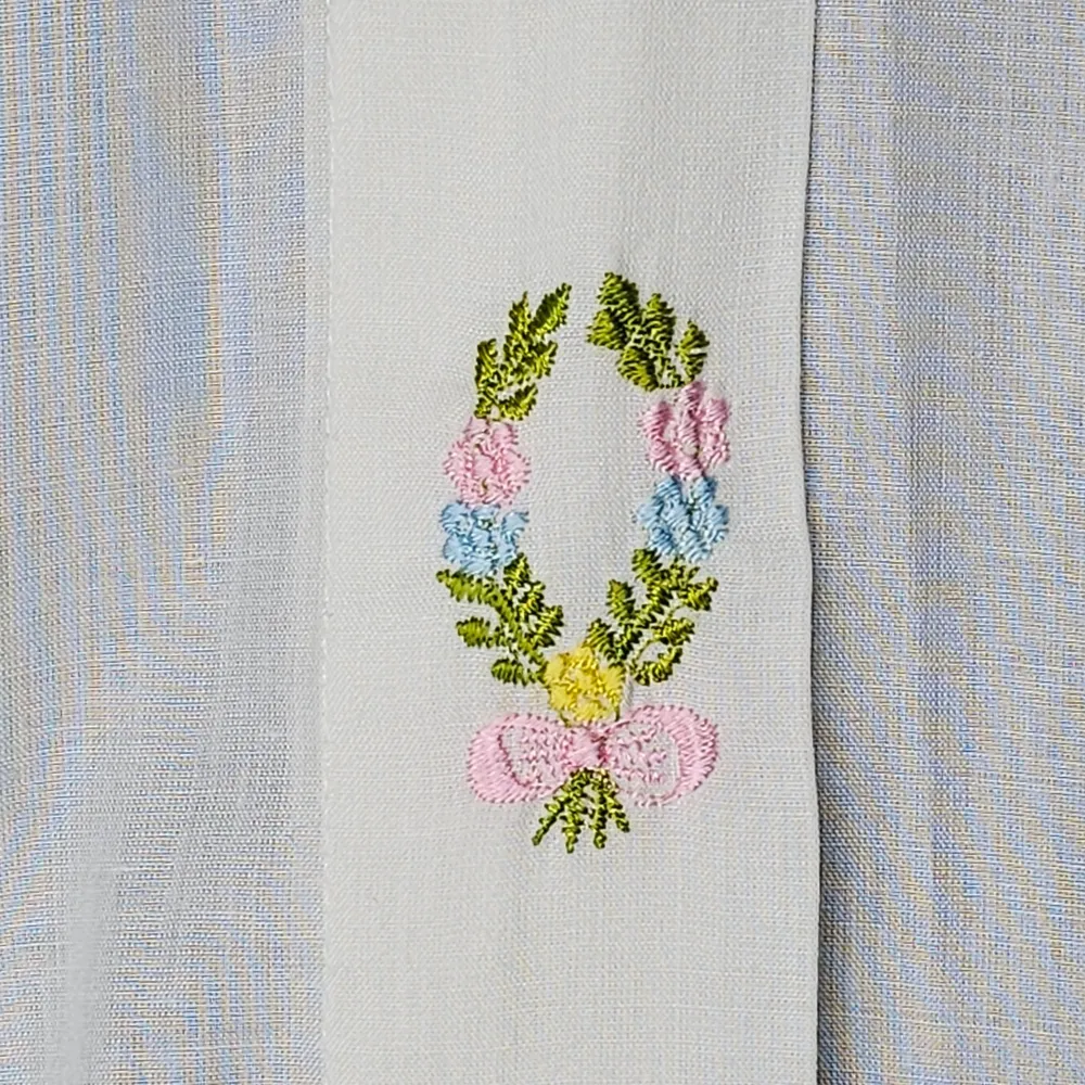 Camisa Vintage Bordada Branca G Mie