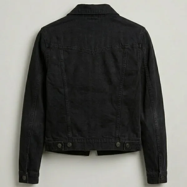 Jaqueta Jeans Feminina Preta P Prefixo