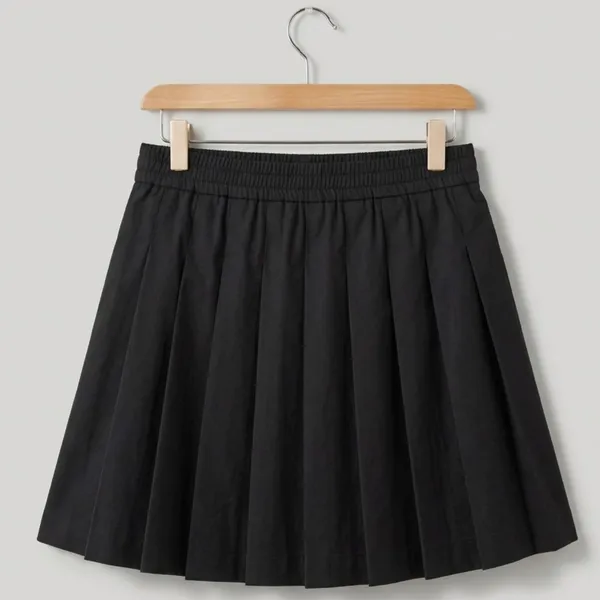 Saia Colegial Plissada Preta GG Wear Ever