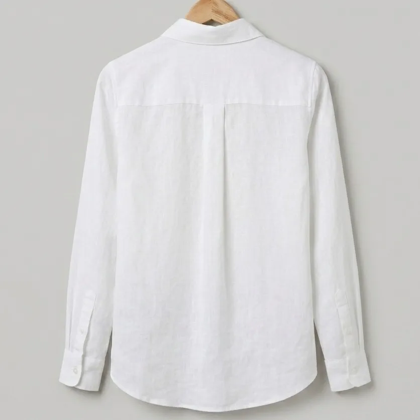 Camisa Alfaiataria Branca Bordada Edição Limitada M Stroke