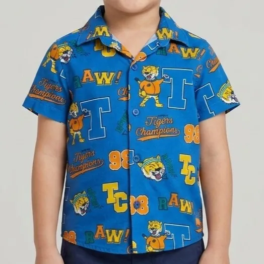 Camisa Infantil Menino Tigers 4 Pool Kids