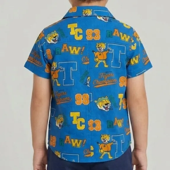 Camisa Infantil Menino Tigers 4 Pool Kids