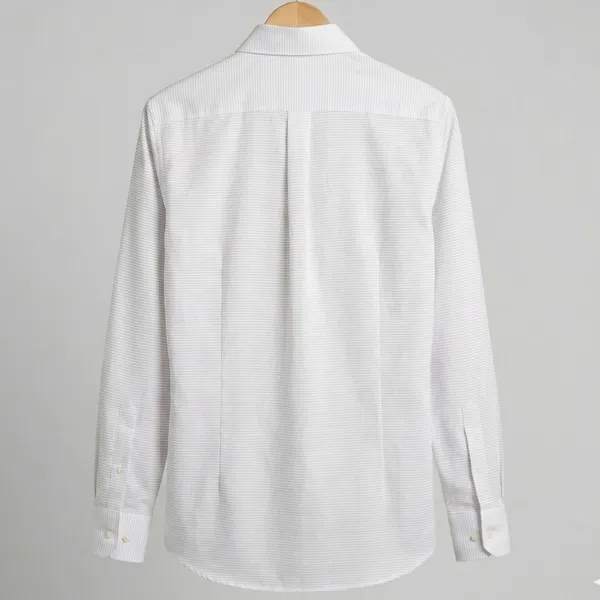 Camisa social texturizada branca g Zara man