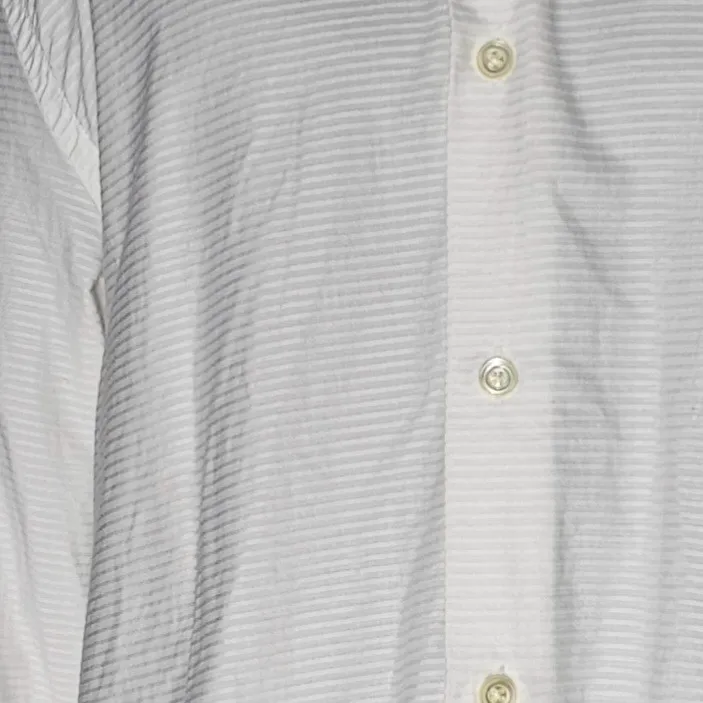 Camisa social texturizada branca g Zara man