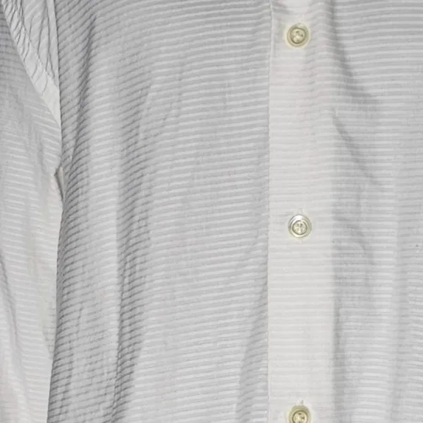 Camisa social texturizada branca g Zara man