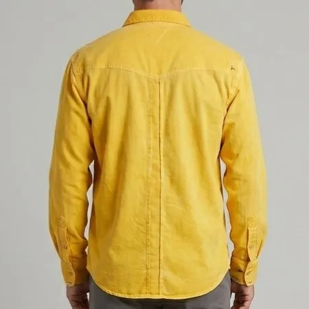 Camisa Masculina Amarela G Mr. Kitsch
