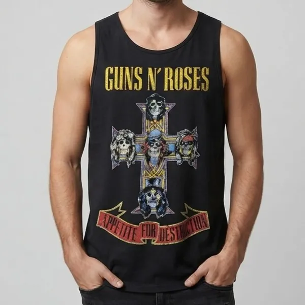 Regata Guns N Roses Preta G Fatum