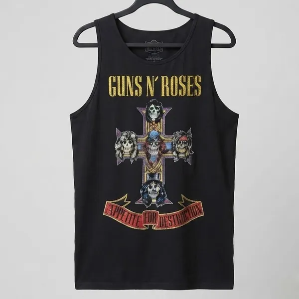 Regata Guns N Roses Preta G Fatum