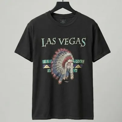 Camiseta Vintage Las Vegas GG Hanes Beefy-T