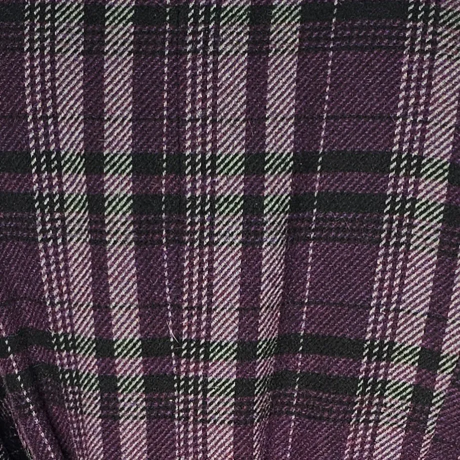 Casaco Xadrez Lã Roxo 46 Marisa