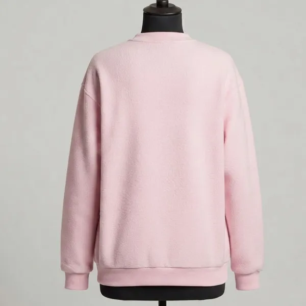 Cardigan Moletom Rosa Vintage Gola V M