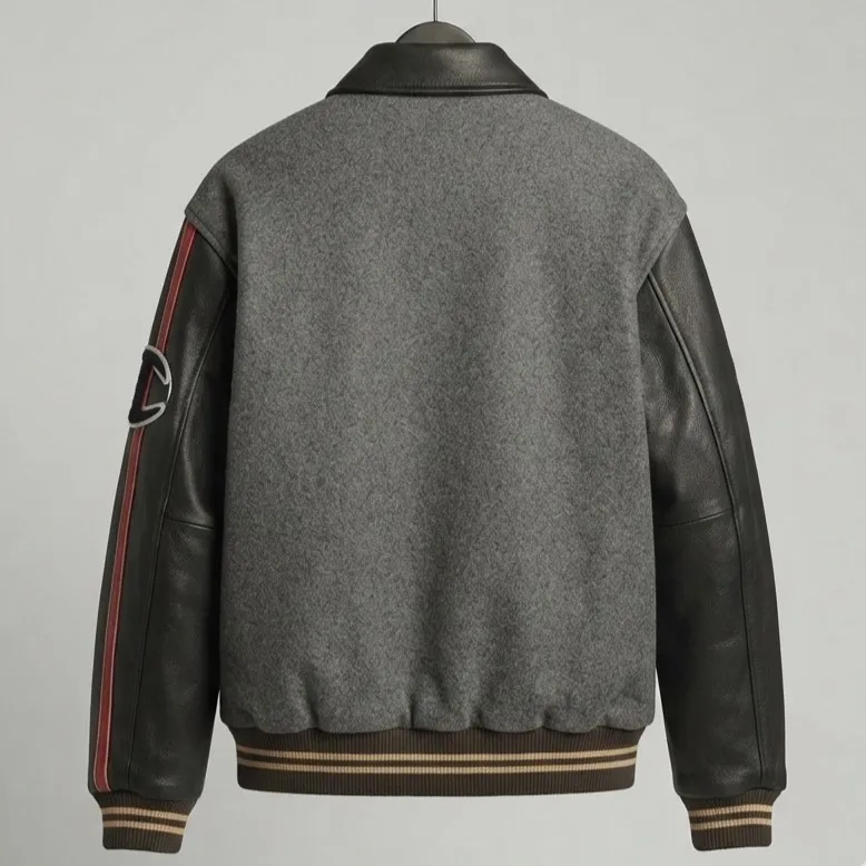 Jaqueta Vintage Varsity Couro G  K9
