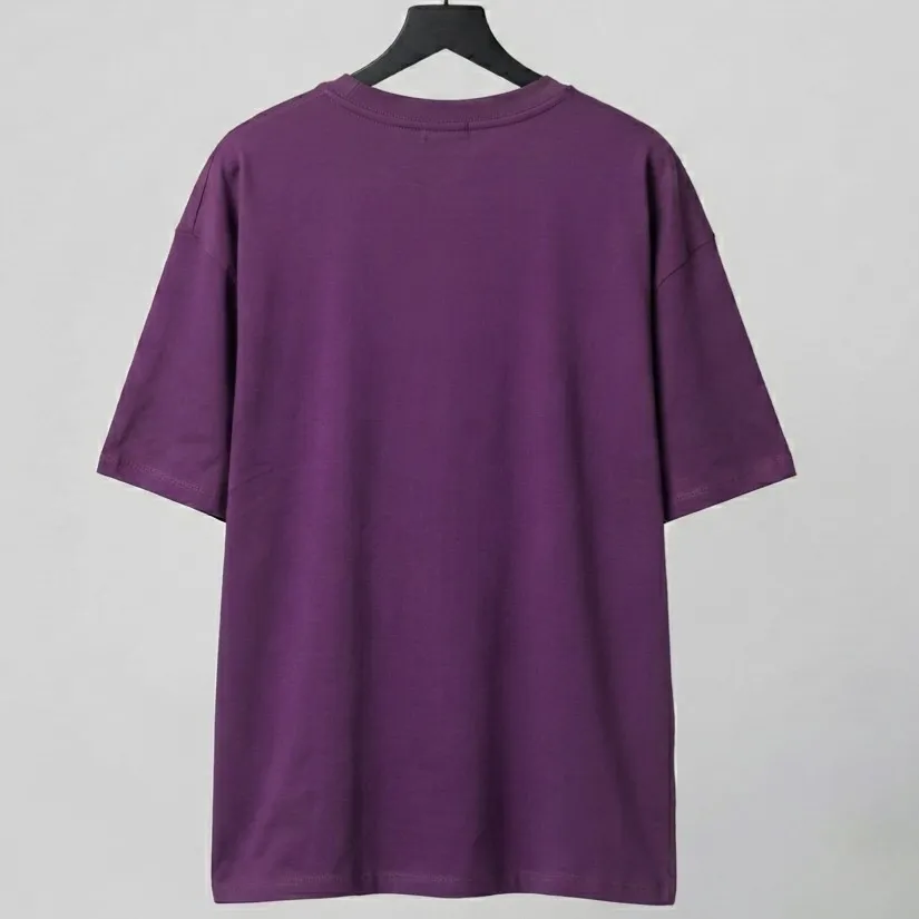 Camiseta Oversized Brasil Bordada Roxa GG
