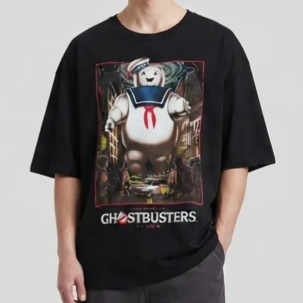 Camiseta Vintage Caça Fantasmas GG Fruit of the Loom