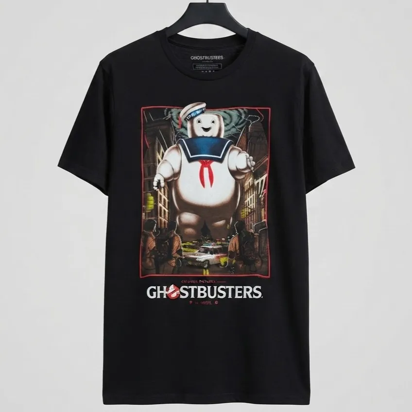 Camiseta Vintage Caça Fantasmas GG Fruit of the Loom