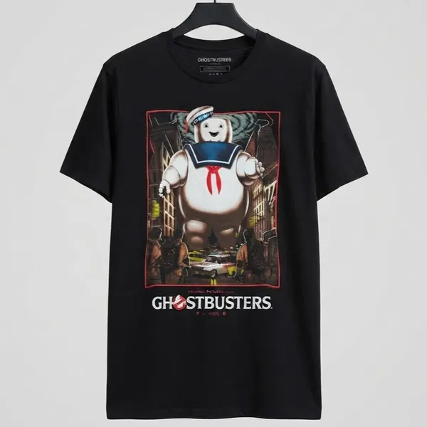 Camiseta Vintage Caça Fantasmas GG Fruit of the Loom