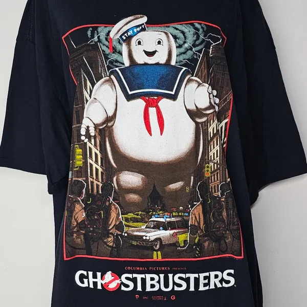 Camiseta Vintage Caça Fantasmas GG Fruit of the Loom