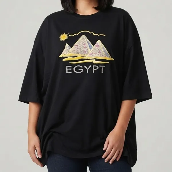 Camiseta Vintage Egito GG Preta