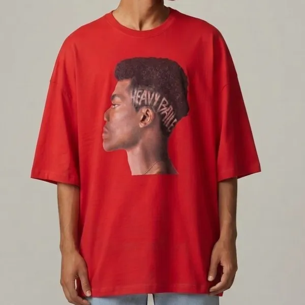 Camiseta Vermelha oversized Heavy Baile Shop G