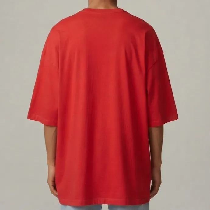 Camiseta Vermelha oversized Heavy Baile Shop G